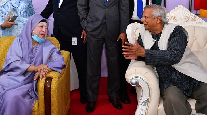 খালেদা জিয়াকে সেনাকুঞ্জে আনতে পেরে আমরা গর্বিত: প্রধান উপদেষ্টা