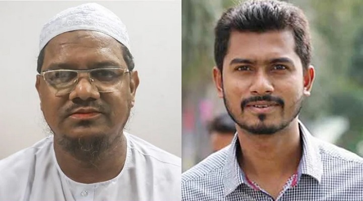 মুফতি সৈয়দ মুহাম্মদ রেজাউল করীম ও নুরুল হক নুর। ছবি: সংগৃহীত
