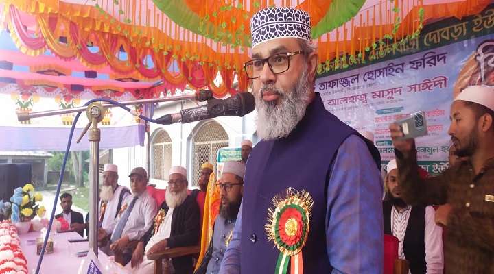 ভারতীয় উগ্রবাদীরা বাংলাদেশের বর্ডারে হামলা করার সাহস দেখাচ্ছে: সাঈদী পুত্র মাসুদ