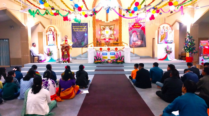 বান্দরবানে খ্রিষ্টান ধর্মালম্বীদের শুভ বড়দিন উদযাপন