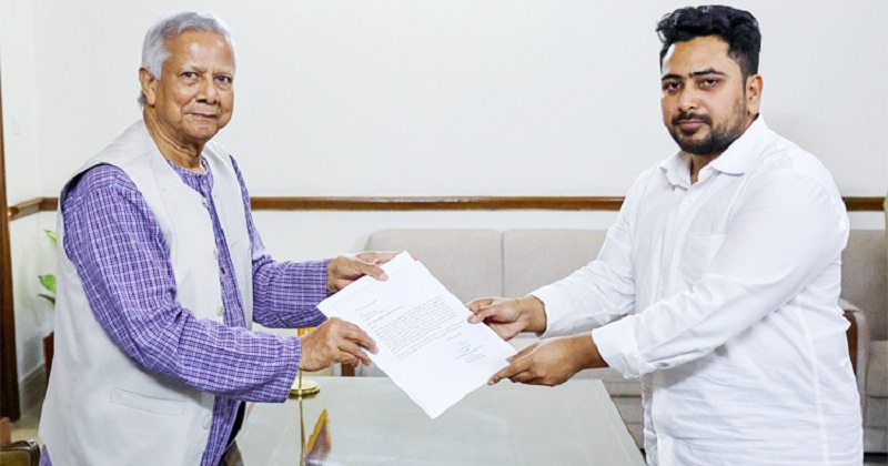 পদত্যাগ করলেন তথ্য উপদেষ্টা নাহিদ ইসলাম
