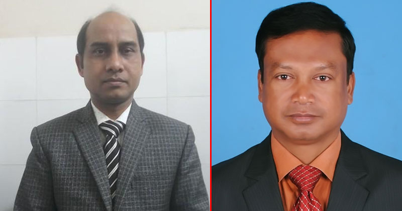 সভাপতি ডা. মতিউল ও সম্পাদক সাংবাদিক সাজু। ছবি: প্রতিনিধি