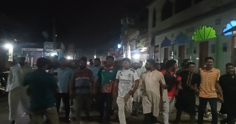 আ.লীগের কার্যক্রম নিষিদ্ধ, সুন্দরগঞ্জে শিবিরের আনন্দ মিছিল