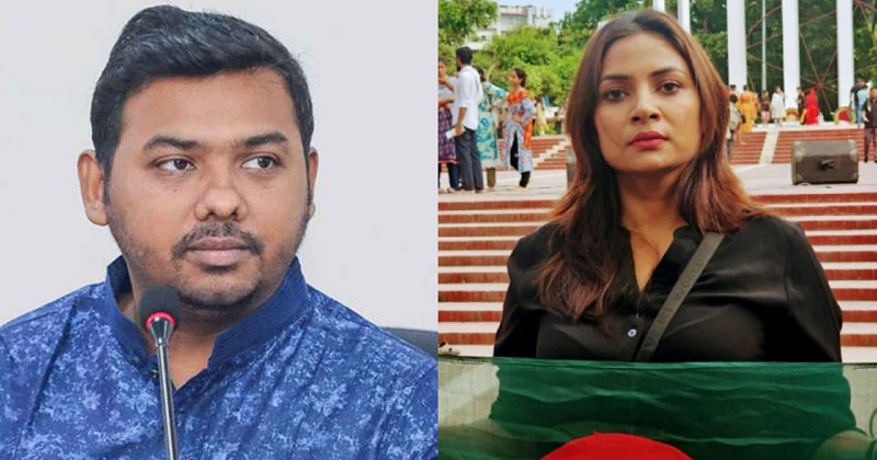 সারোয়ার তুষার ও নীলা ইসরাফিল | ছবি : সংগৃহীত