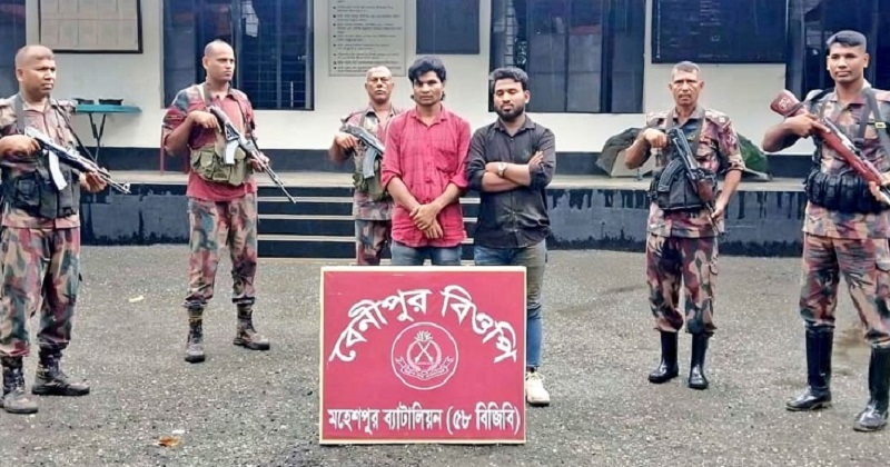 জীবননগরে অবৈধভাবে ভারতে অনুপ্রবেশের দায়ে আটক ৭ 