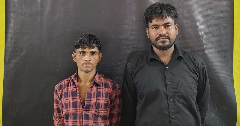 গ্রেফতার মাদক কারবারীরা। ছবি : প্রতিনিধি