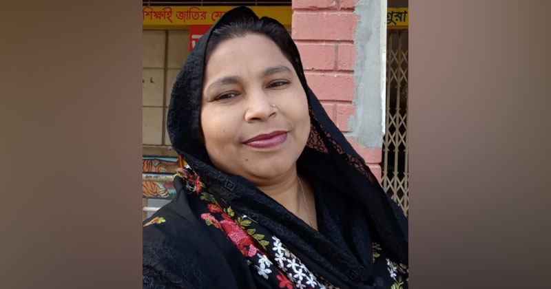 নিহত স্কুল শিক্ষিকা শামিমা আক্তার (আঙ্গুরী)। ছবি : প্রতিনিধি