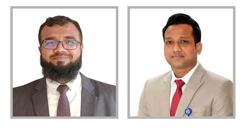 সভাপতি মাসুদুর রহমান ও সম্পাদক নাসিম রেজা