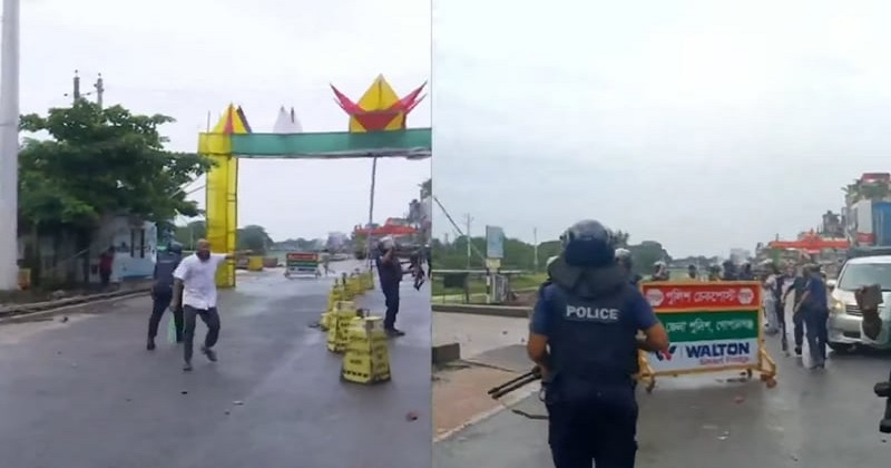 গোপালগঞ্জ পুলিশ সুপারের কার্যালয়ে আশ্রয় নিয়েছে এনসিপি নেতারা