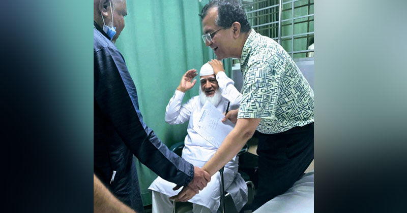 হাসপাতালে নেওয়া হলো জামায়াত আমিরকে