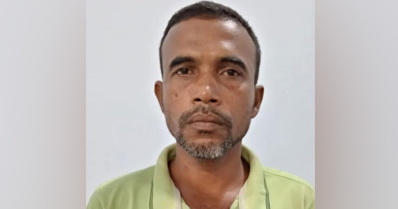 মাদক ব্যবসায়ী রিপন সরদার। ছবি : প্রতিনিধি