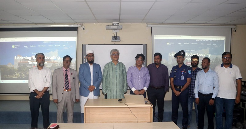 গোবিপ্রবির নতুন ওয়েবসাইটের পরীক্ষামূলক যাত্রা শুরু