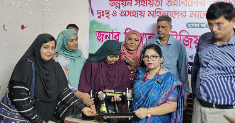 কেরানীগঞ্জের কালিন্দী ইউনিয়নের ওয়ার্ড সভা  ও সেলাই মেশিন বিতরণ  
