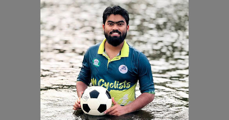 ইবি শিক্ষার্থী সাজিদ আবদুল্লাহ। ছবি : প্রতিনিধি