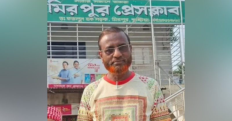 আহত সাংবা‌দি‌ক ফিরোজ আহমেদ। ছবি : প্রতিনিধি