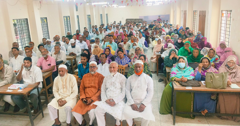 হাতিয়ায় ছয় শিক্ষকের অবসরজনিত বিদায় সংবর্ধনা