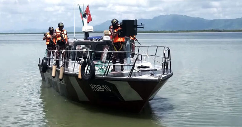 টেকনাফ-মায়ানমার সিমান্তে নজরদারিতে অত্যাধুনিক নৌযান-ড্রোন