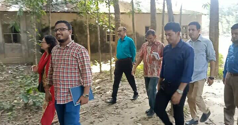 বিশ্ব ব্যাংকের প্রতিনিধিদলের পিইআই প্রকল্প পরিদর্শন