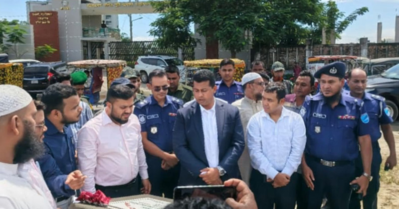 আড়াইহাজারে ইকো পার্ক নির্মাণ কাজের উদ্বোধন