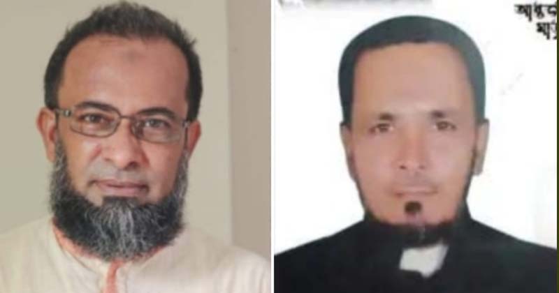 মো. সাখাওয়াত হোসেন সরকার মুকুল (বাঁয়ে) ও মো. খলিল মিজি (ডানে)। 