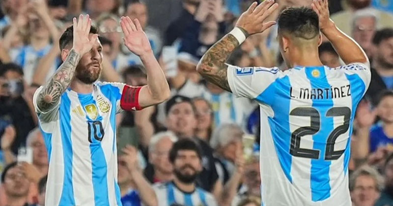 অ্যাঙ্গোলাকে ২-০ গোলে হারিয়ে বছর শেষ করল আর্জেন্টিনা