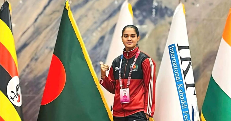 ইসলামপুরের গর্ব লোবা আক্তারের জাতীয় কাবাডি দলে সাফল্য