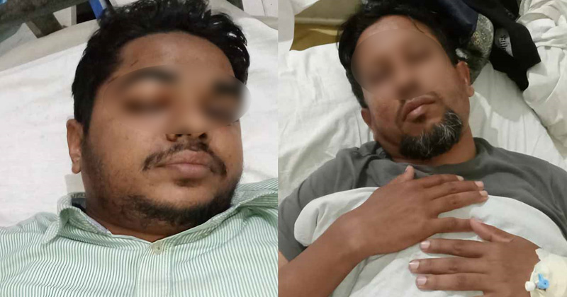 আহত দুই সাংবাদিক