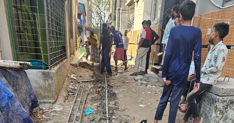 অবৈধ গ্যাস সংযোগ উচ্ছেদে তিতাসের অভিযান