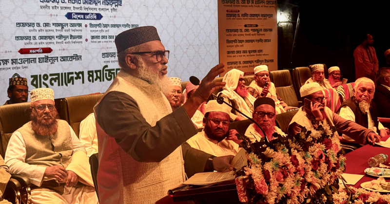 ধর্ম উপদেষ্টা ড. আ ফ ম খালিদ হোসেন। ছবি: প্রতিবেদক