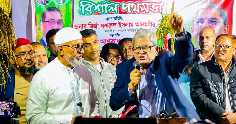 একটি দল দেশে বিশৃঙ্খলার চেষ্টা করছে : মির্জা ফখরুল