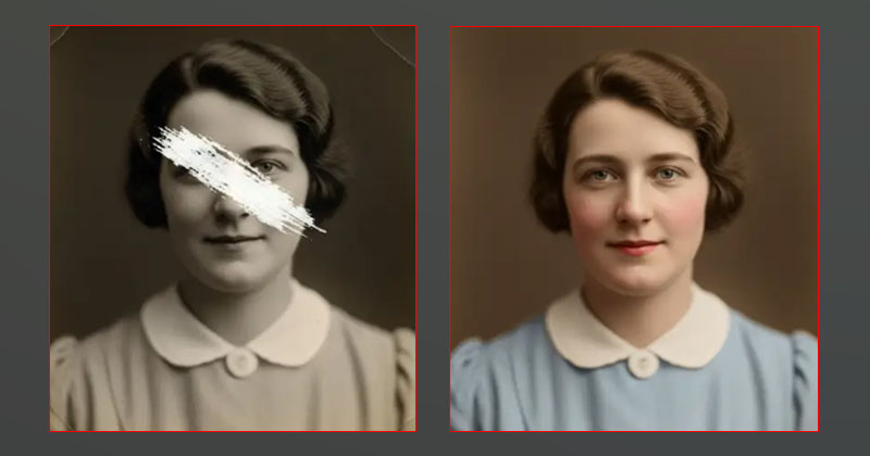 এআই দিয়ে যেভাবে দাগযুক্ত ছবি নতুনের মতো করবেন