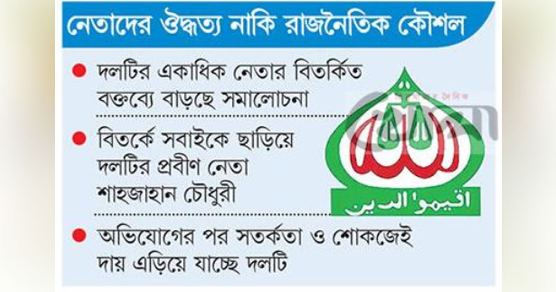 লাগামহীন বক্তব্যে নীরব জামায়াত