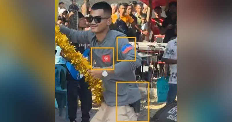 সীমানা লঙ্ঘন করে আরাকান আর্মির জলকেলি উৎসব