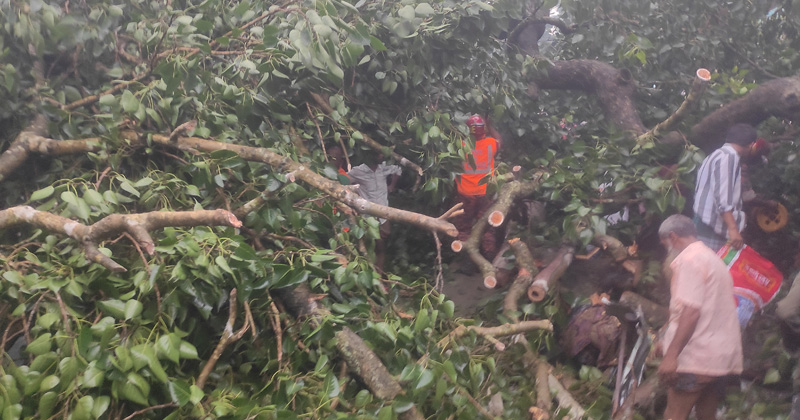 আহতদের উদ্ধারে ফায়ার সার্ভিস ও জনসাধারণ। ছবি : খোলা কাগজ