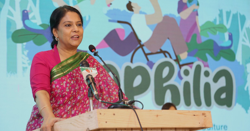 বক্তব্য রাখছেন উপদেষ্টা সৈয়দা রিজওয়ানা হাসান